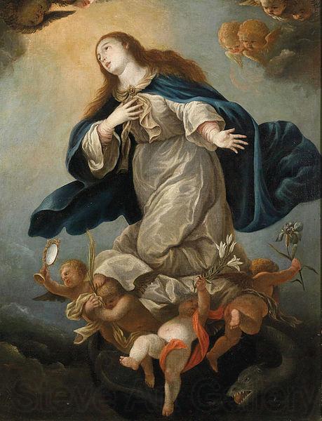 Circle of Mateo Cerezo the Younger Immaculate Virgin, formerly in the Chapel of Palacio de Penaranda, Spain Norge oil painting art